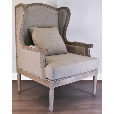 Mckinley 46" Wingback Chair - Image 0