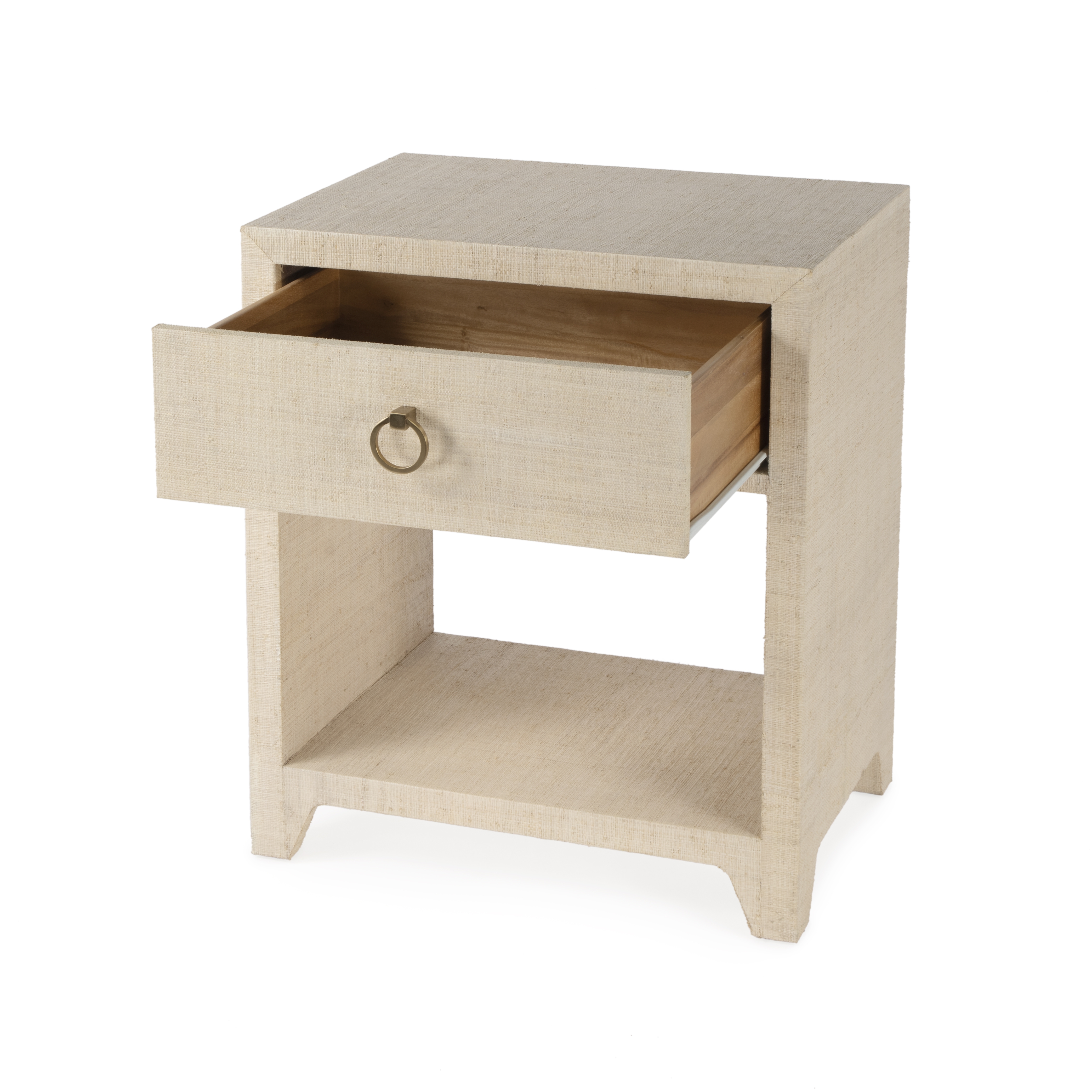 Bar Harbor Natural Raffia Nightstand - Image 3