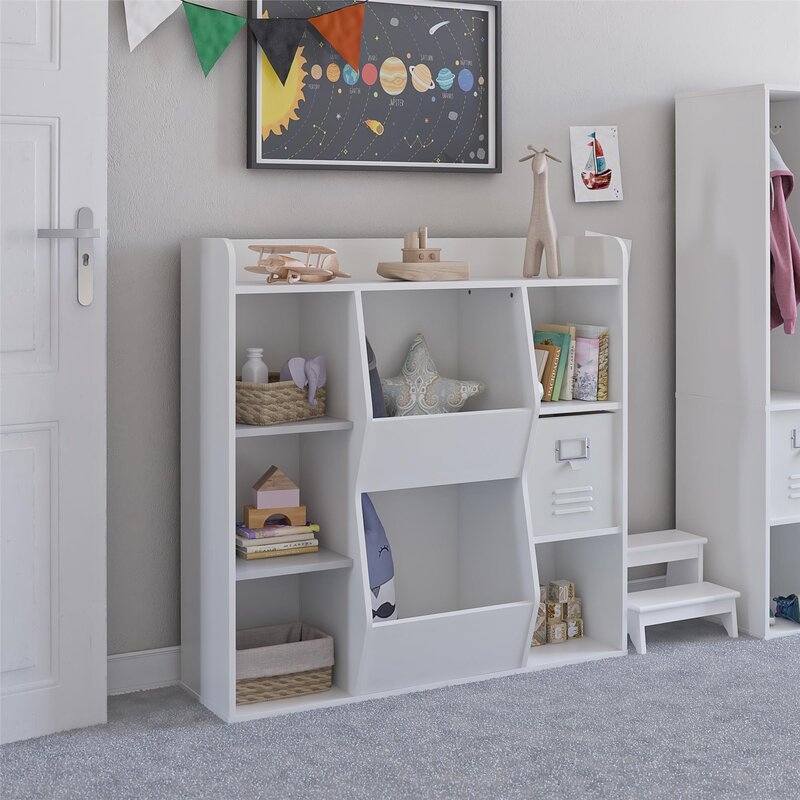 Thure Mack & Milo™ Toy Storage Kids Bookcase, White - Image 2