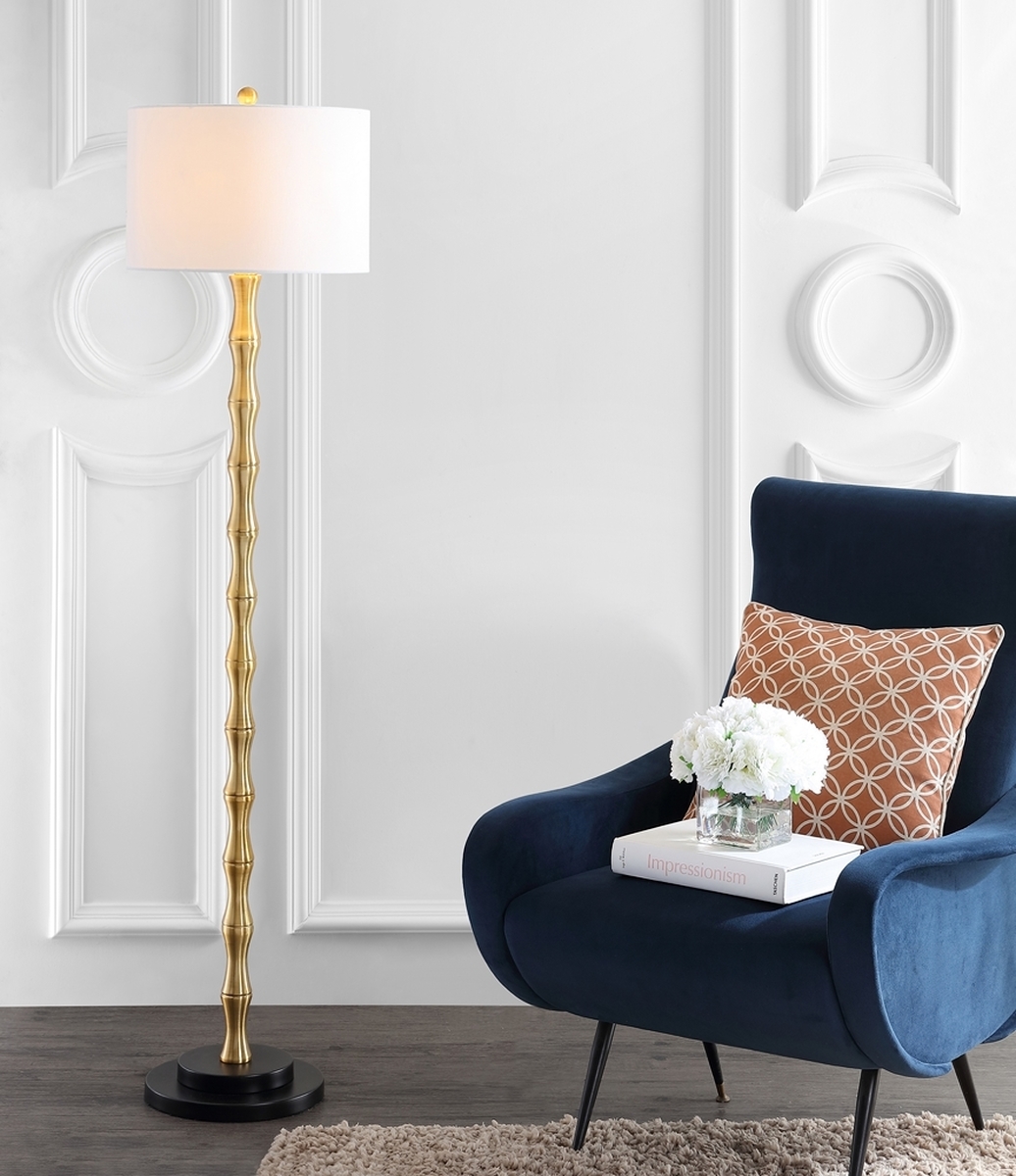 Kolten Floor Lamp - Antique Brass - Arlo Home - Image 2