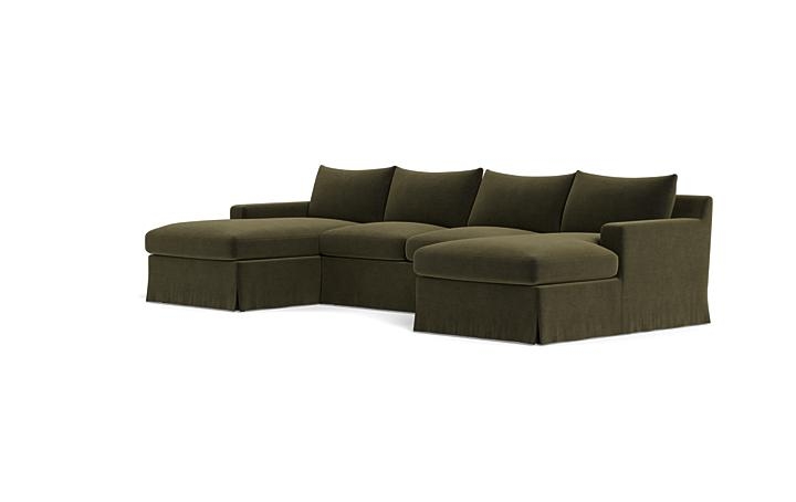 Sloan Slipcovered 3-Piece U-Sectional - Image 2