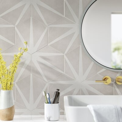 Allora 8.5" x 10" Porcelain Patterned Wall & Floor Tile - Image 0