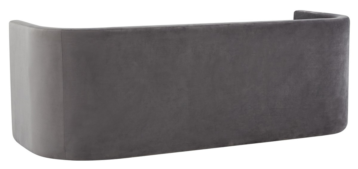 Rosabeth Curved Sofa - Slate Grey - Image 4