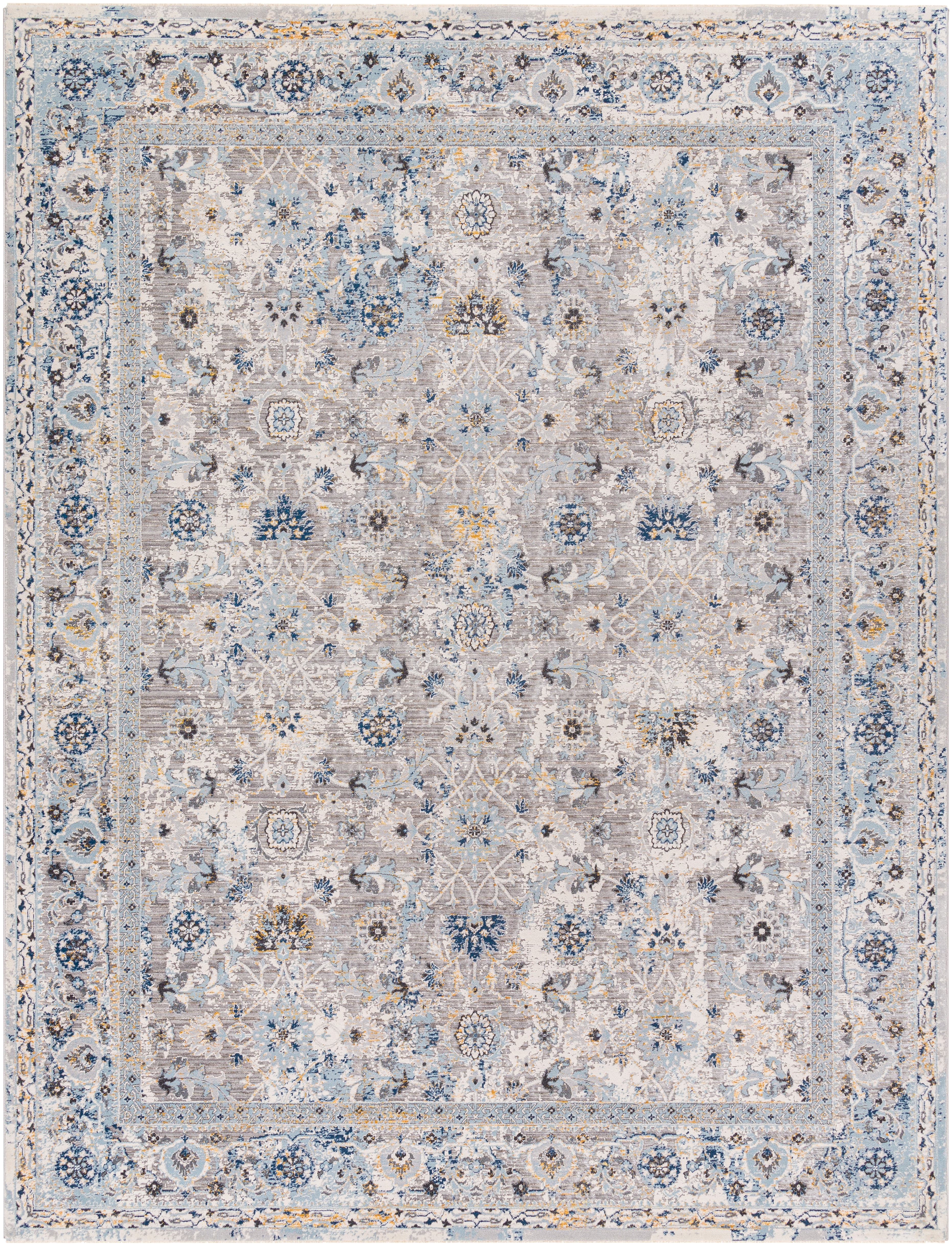 Hassler Gray Indoor 7'10" x 7'10" Machine Woven Rug - Image 0