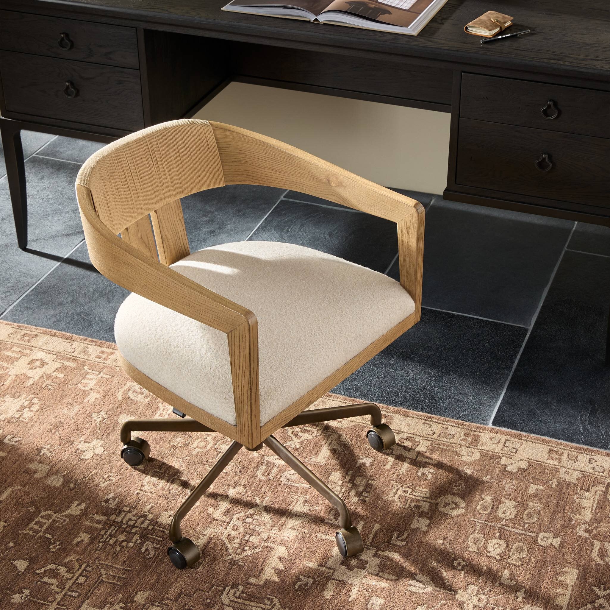 Sadie Desk Chair - Crete Sand - Image 3