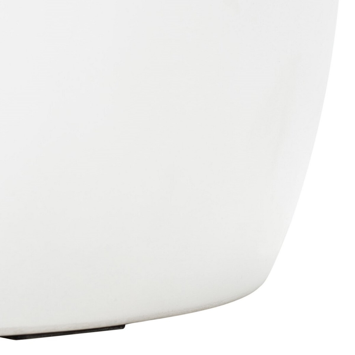 Julyvia Concrete Accent Stool - Ivory - Safavieh - Image 3