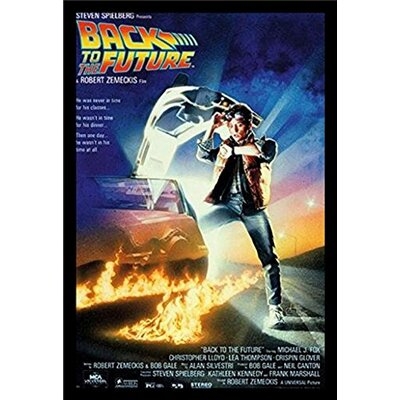 Back to the Future - Picture Frame Graphic Art Print on Paper - Image 0