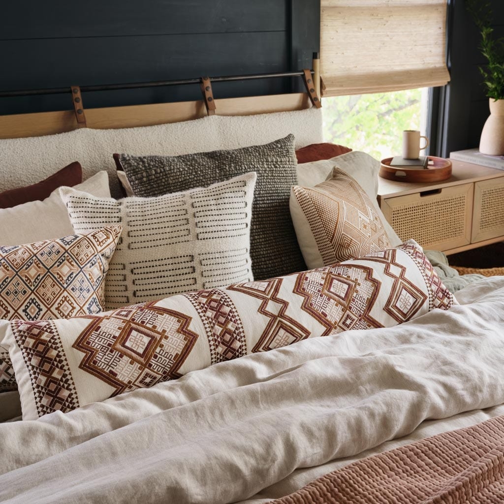 The Citizenry Palmera Pillow | Stone Blue - Image 7