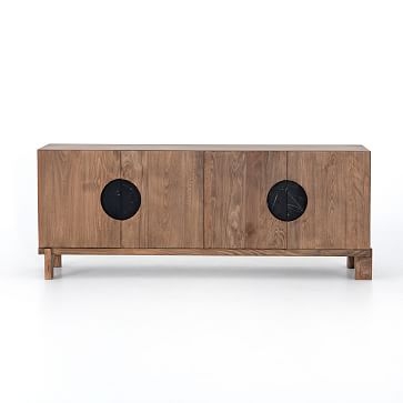 Beech & Marble Media Console - Image 2