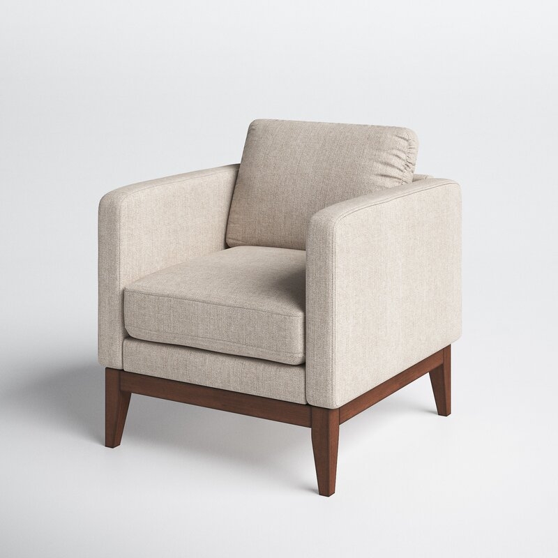 Rowland 29.5'' Wide Linen Armchair - Image 0