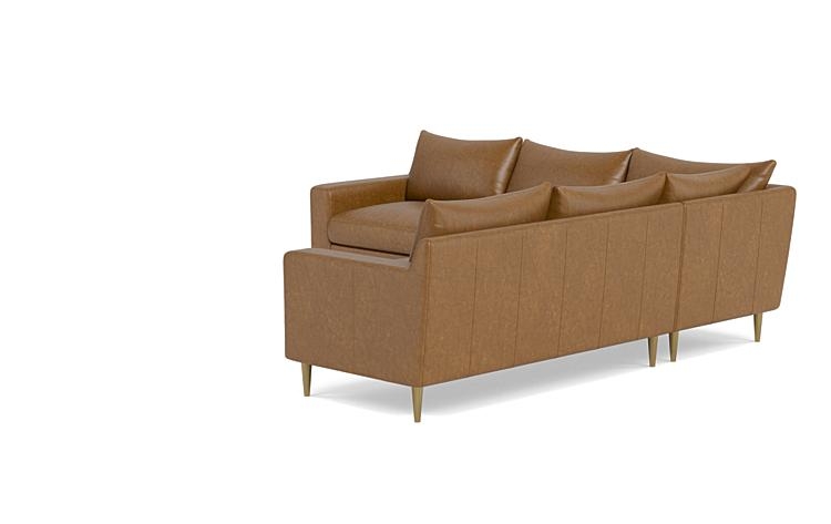 Sloan Leather 4-Seat Corner Sectional Sofa - Image 2