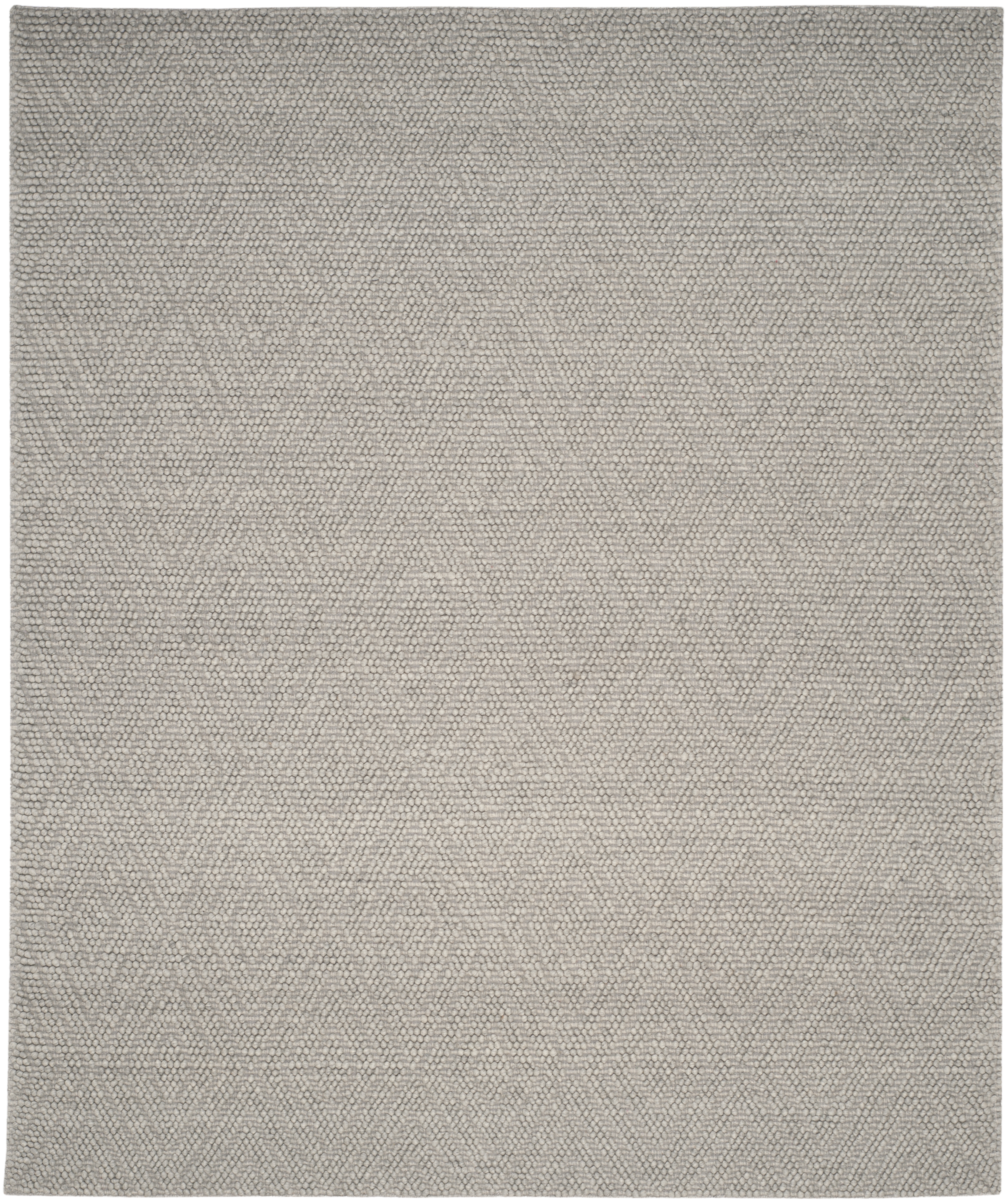 Arlo Home Hand Woven Area Rug, NAT623C, Silver,  8' X 10' - Image 0