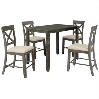5-piece Counter Height Dining Table Set - Image 0
