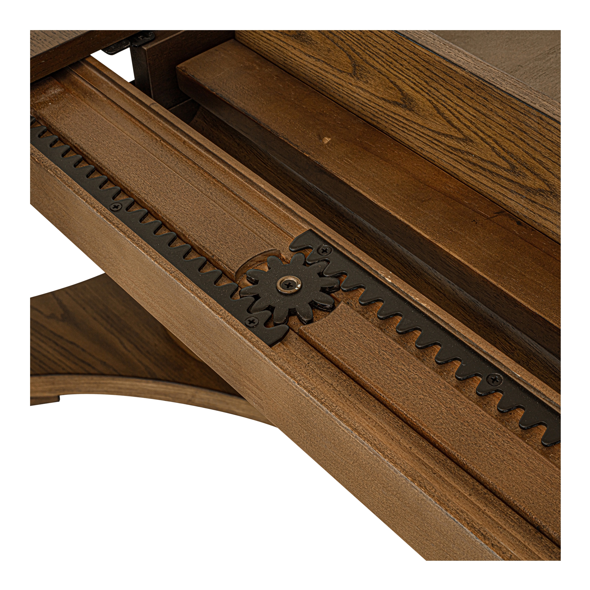 Jamie Extension Dining Table Vintage Brown - Image 11