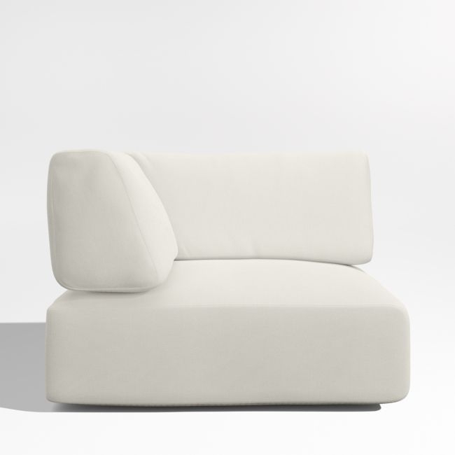 Mallorca Canvas Natural Sunbrella ® Outdoor Corner Chair Cushion - Image 0