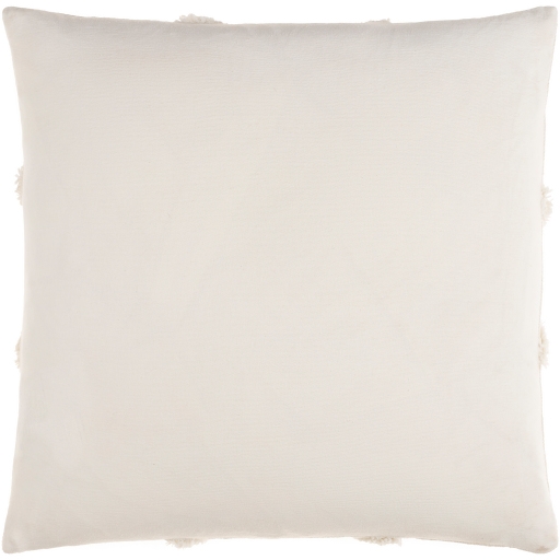 Sarah Throw Pillow, Cream, 18" x 18" - Image 3