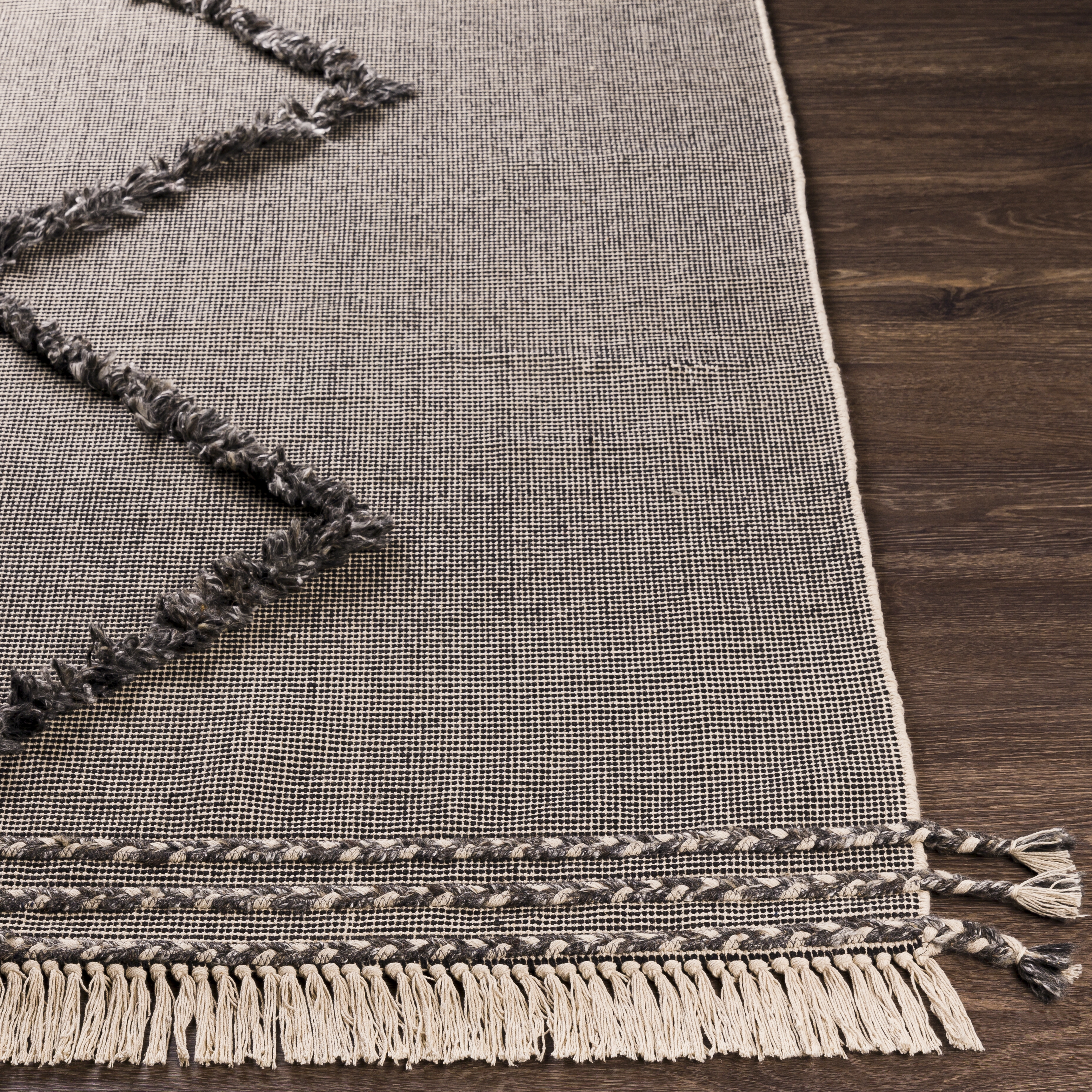 Palo Alto Beige Indoor 8' x 10' Handmade Rug - Image 2