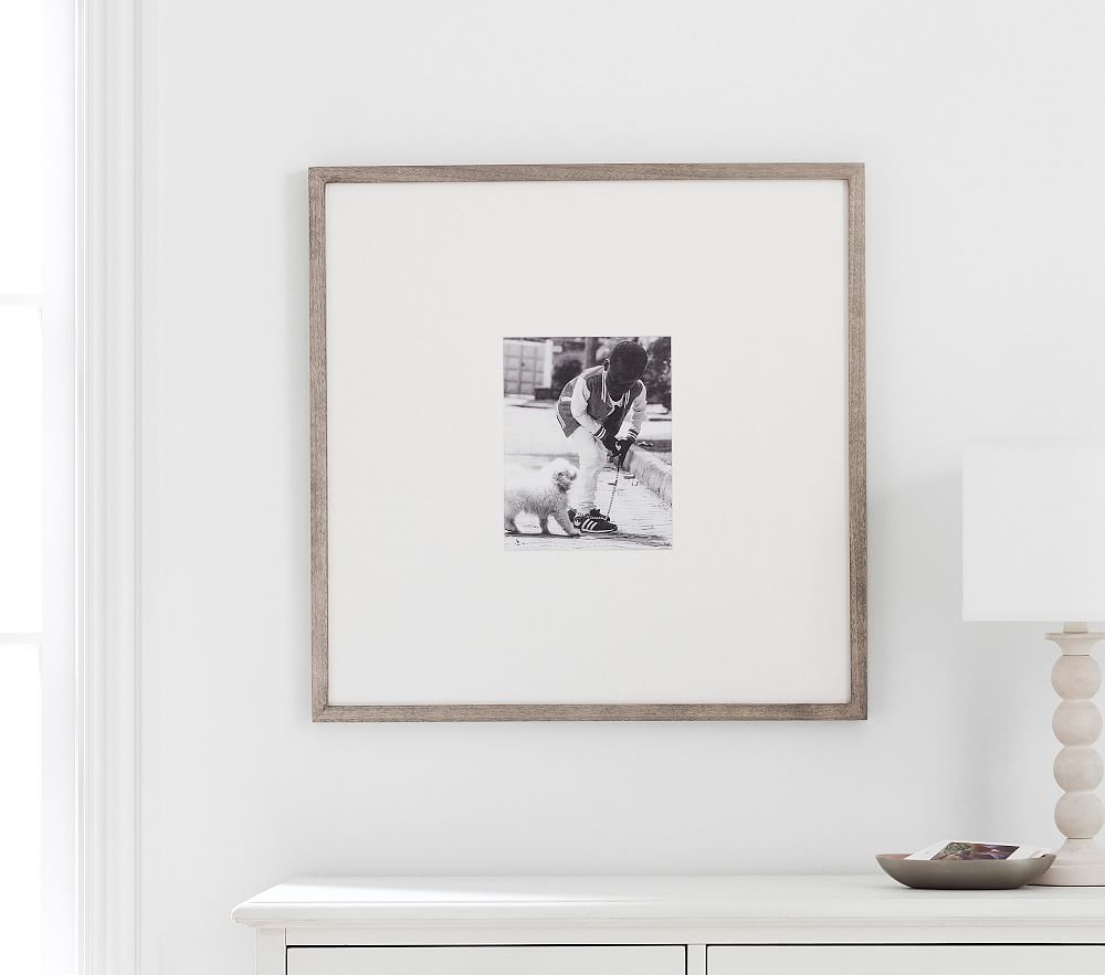 Wood Gallery Frames, 25x25 Inches, Gray - Image 0
