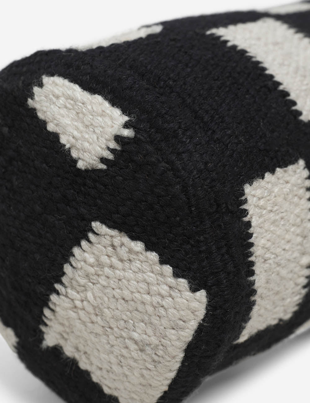 Irregular Checkerboard Bolster Pillow by Sarah Sherman Samuel - Image 1
