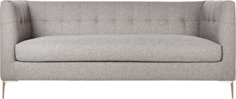 Holden Grey Tufted Sofa - Image 1