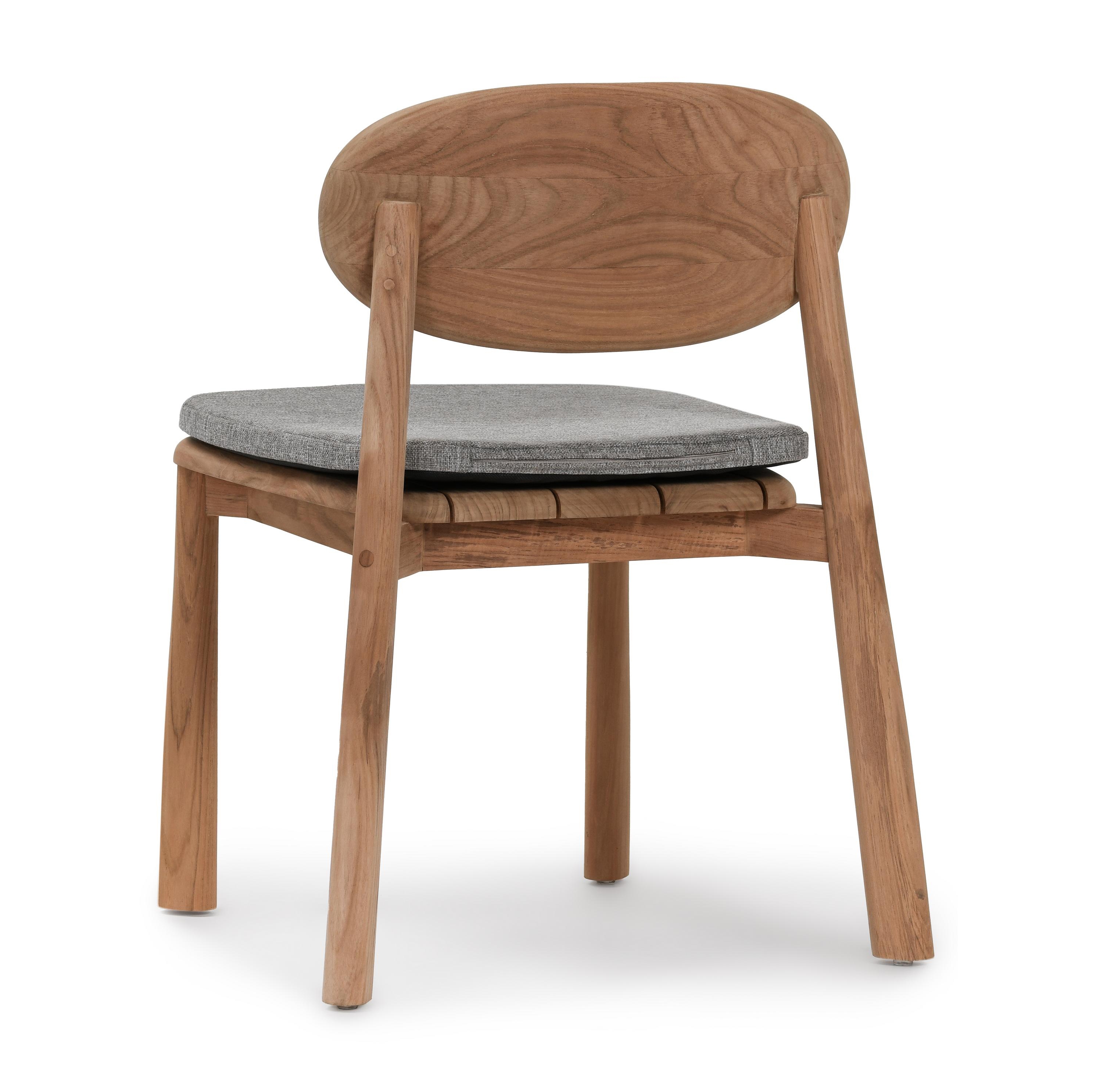 Aston Outdoor Dining Chair Natural - Image 3