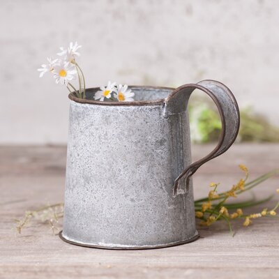 Decorative Mug In Weathered Zinc - Image 0