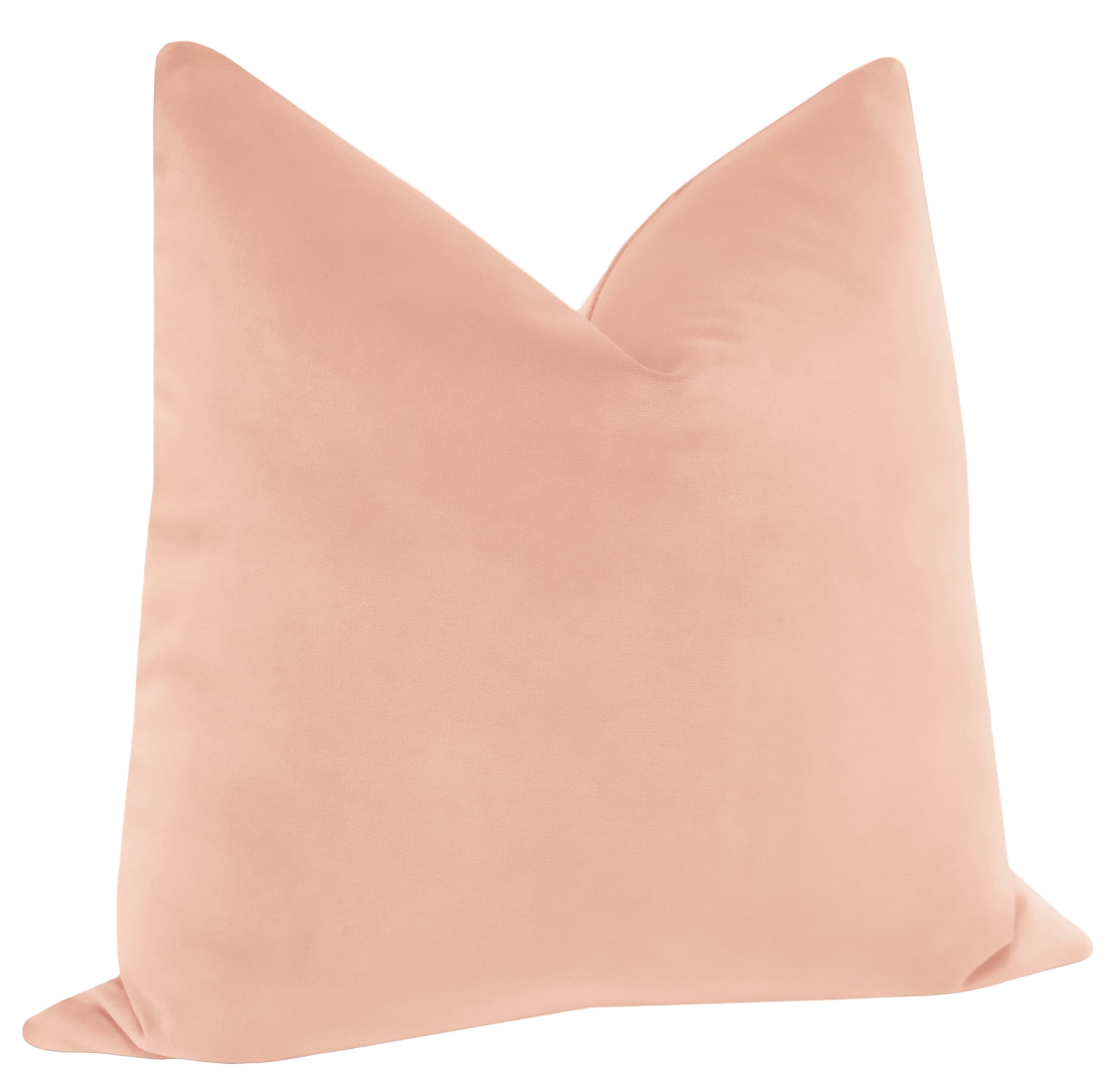 SIGNATURE VELVET // BLUSH - 22" X 22" / Knife Edge - Image 1
