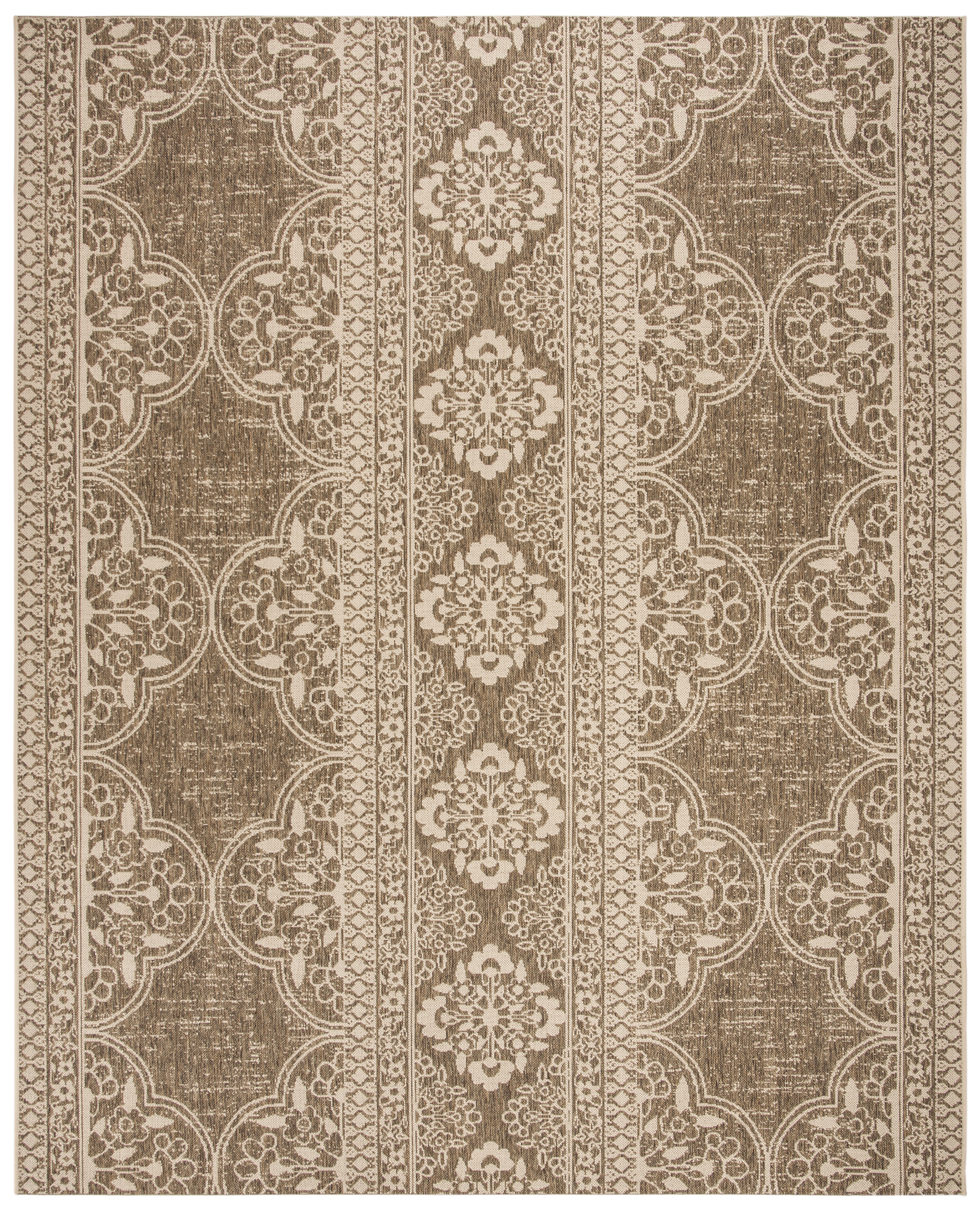 Arlo Home Indoor/Outdoor Woven Area Rug, LND174A, Cream/Beige,  9' X 12' - Image 0