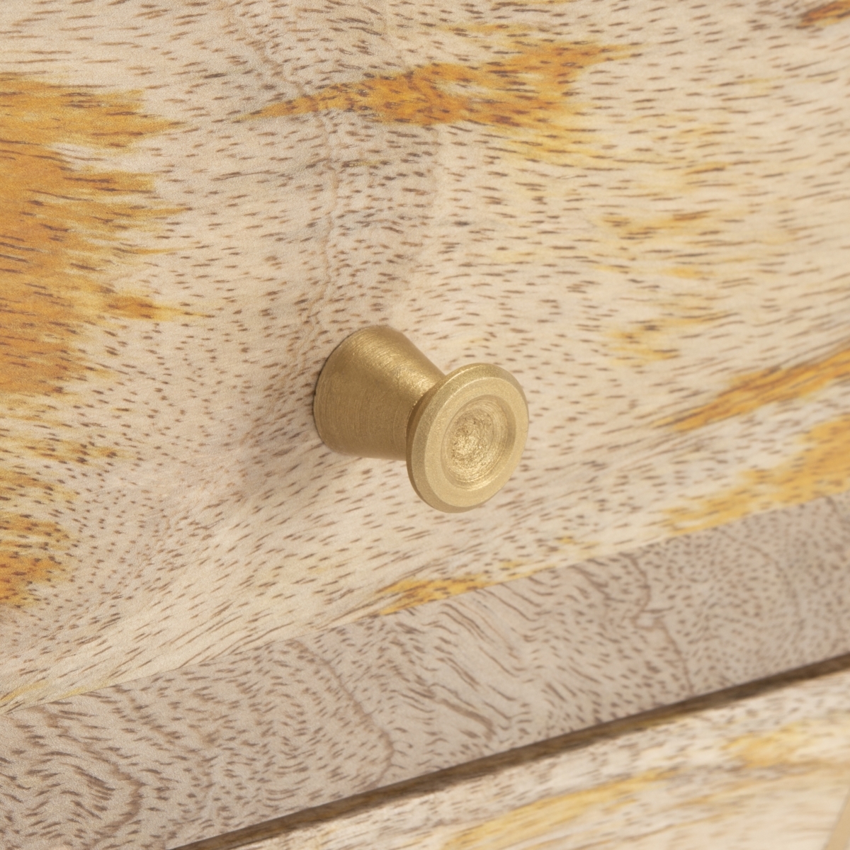 Taft 2 Drawer Cushion Seated Bench - Natural / Grey - Safavieh - Image 3