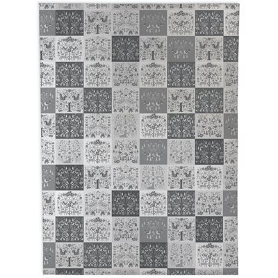 SCANDINAVIAN PATCHWORK GREYSCALE Outdoor Rug By Bungalow Rose - Image 0
