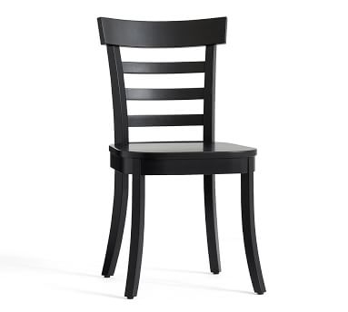 Liam Dining Side Chair, Salvaged Black - Image 4