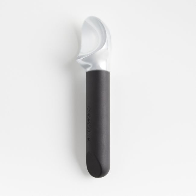 Crate & Barrel Black Soft-Touch Ice Cream Scoop - Image 0