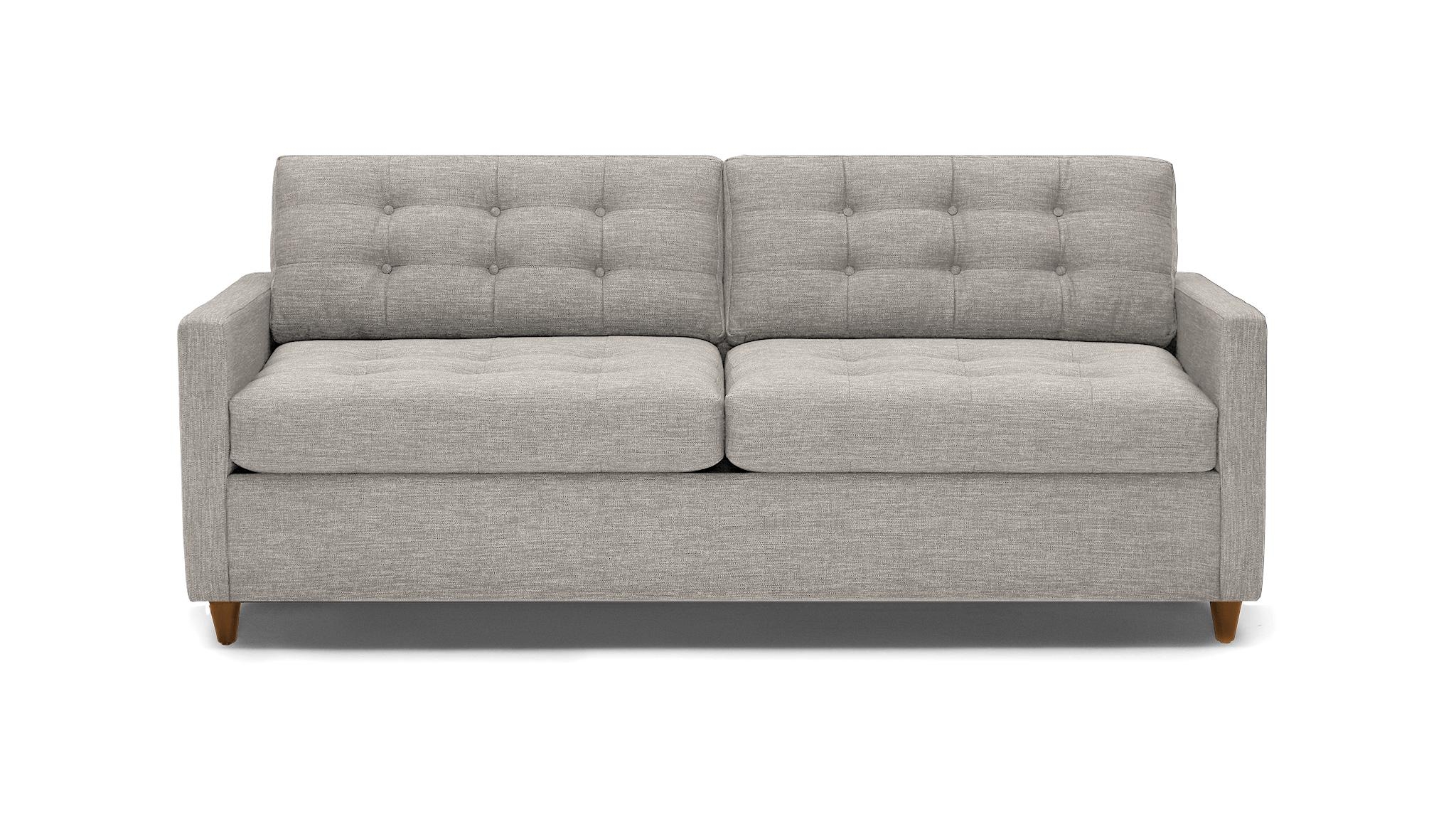Beige/White Eliot Mid Century Modern Sleeper Sofa - Prime Stone - Mocha - Foam - Image 0