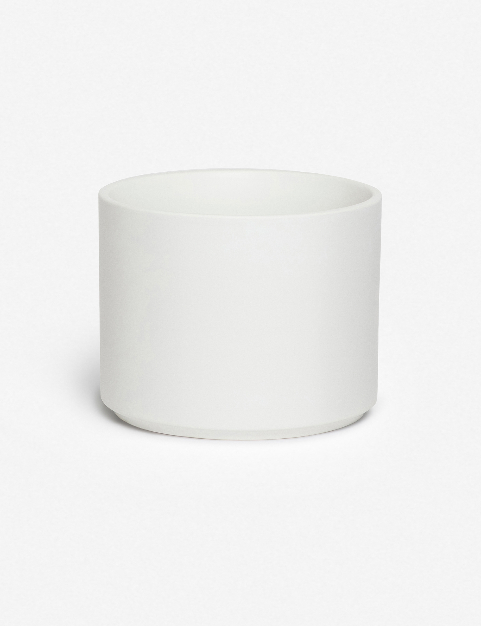 LBE Design Ceramic Planter, White 10"Dia x 9"H - with stand - Image 4