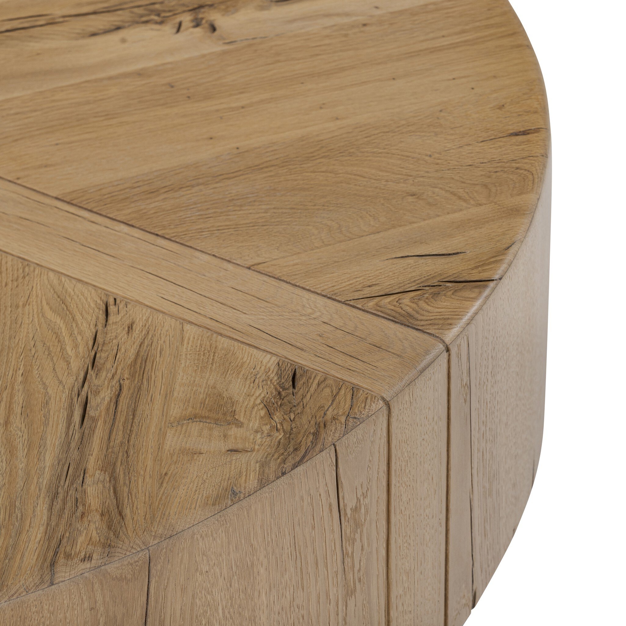 Renan Coffee Table - Natural Reclaimed French Oak - Image 5