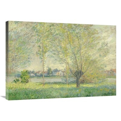 The Willows by Claude Monet - Wrapped Canvas Print - Image 0