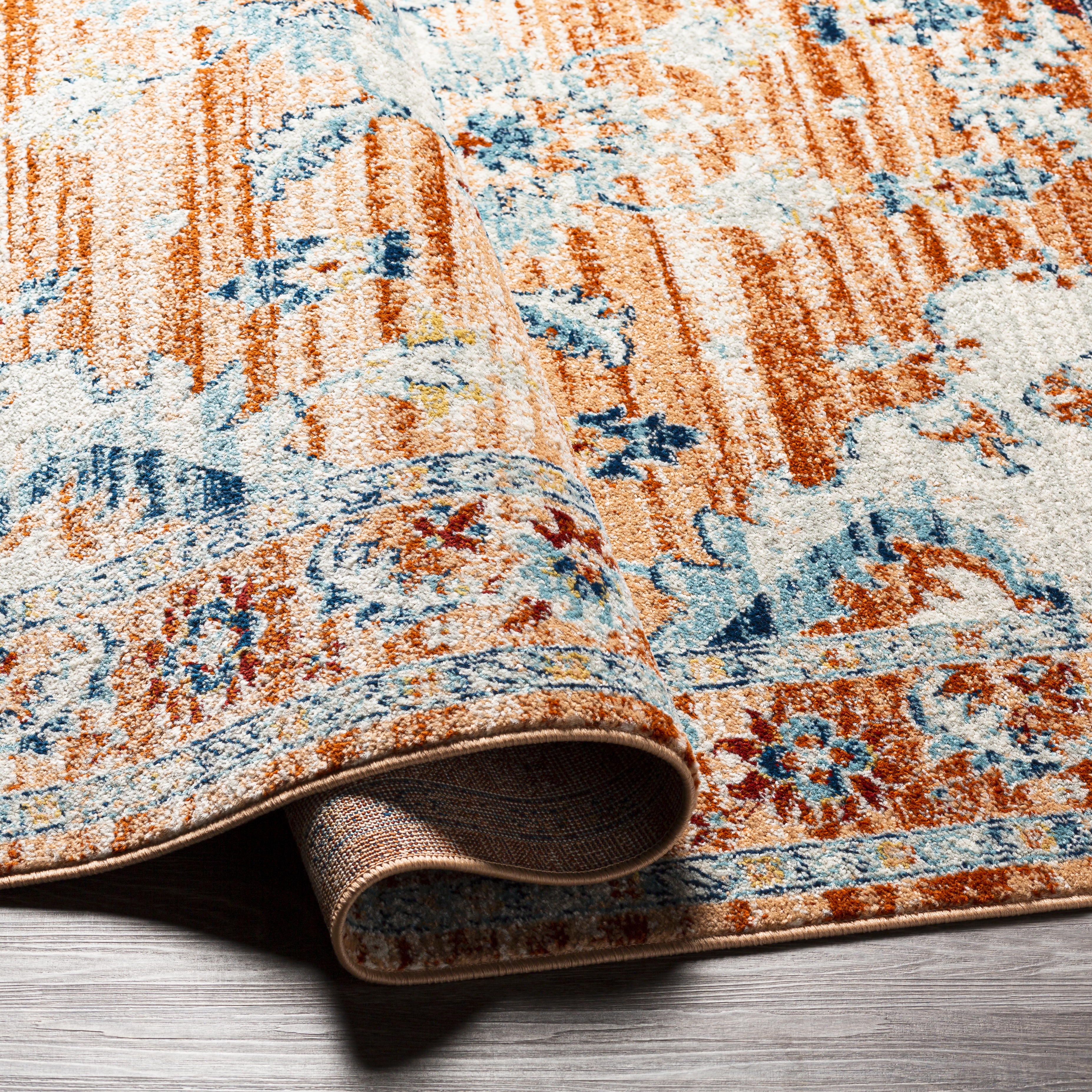 Tevazu  Indoor 6'7" x 9' Machine Woven Rug - Image 4