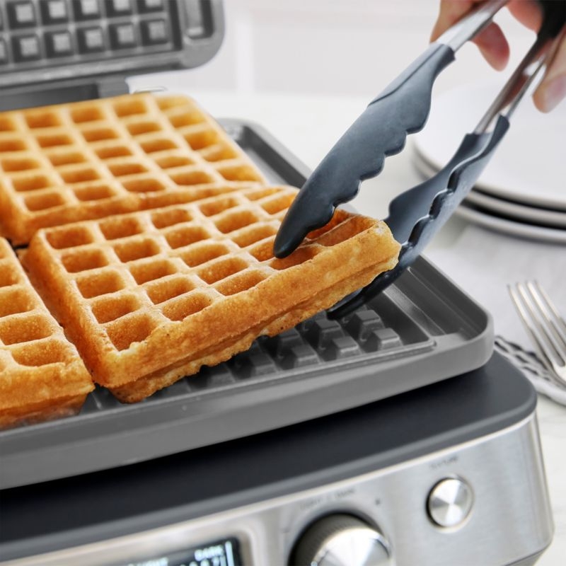 GreenPan™ Elite 4-Square Waffle Maker in Graphite - Image 2