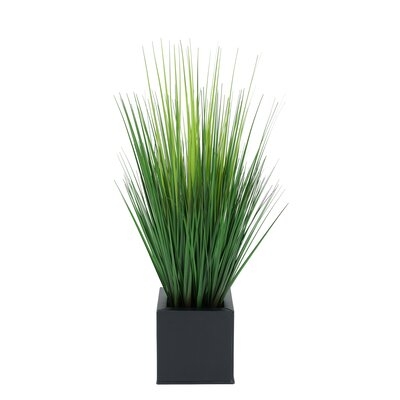 21.'' Artificial Reed Grass in Pot - Image 0