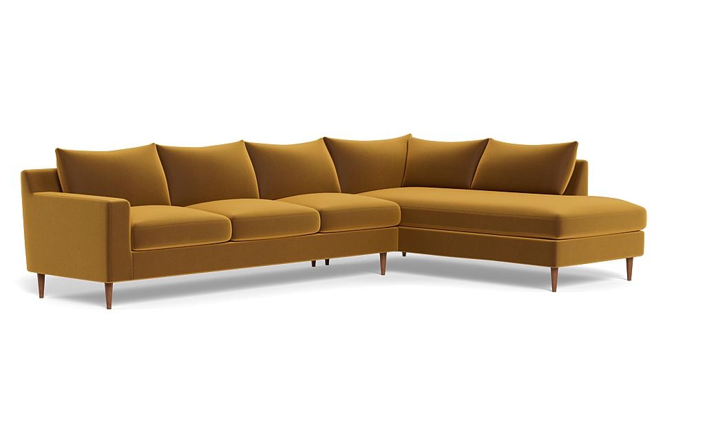 Sloan 4-Seat Right Bumper Sectional - Image 1