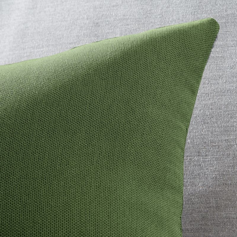 Sunbrella ® 20"x13" Spectrum Cilantro Green Outdoor Lumbar Pillow - Image 1