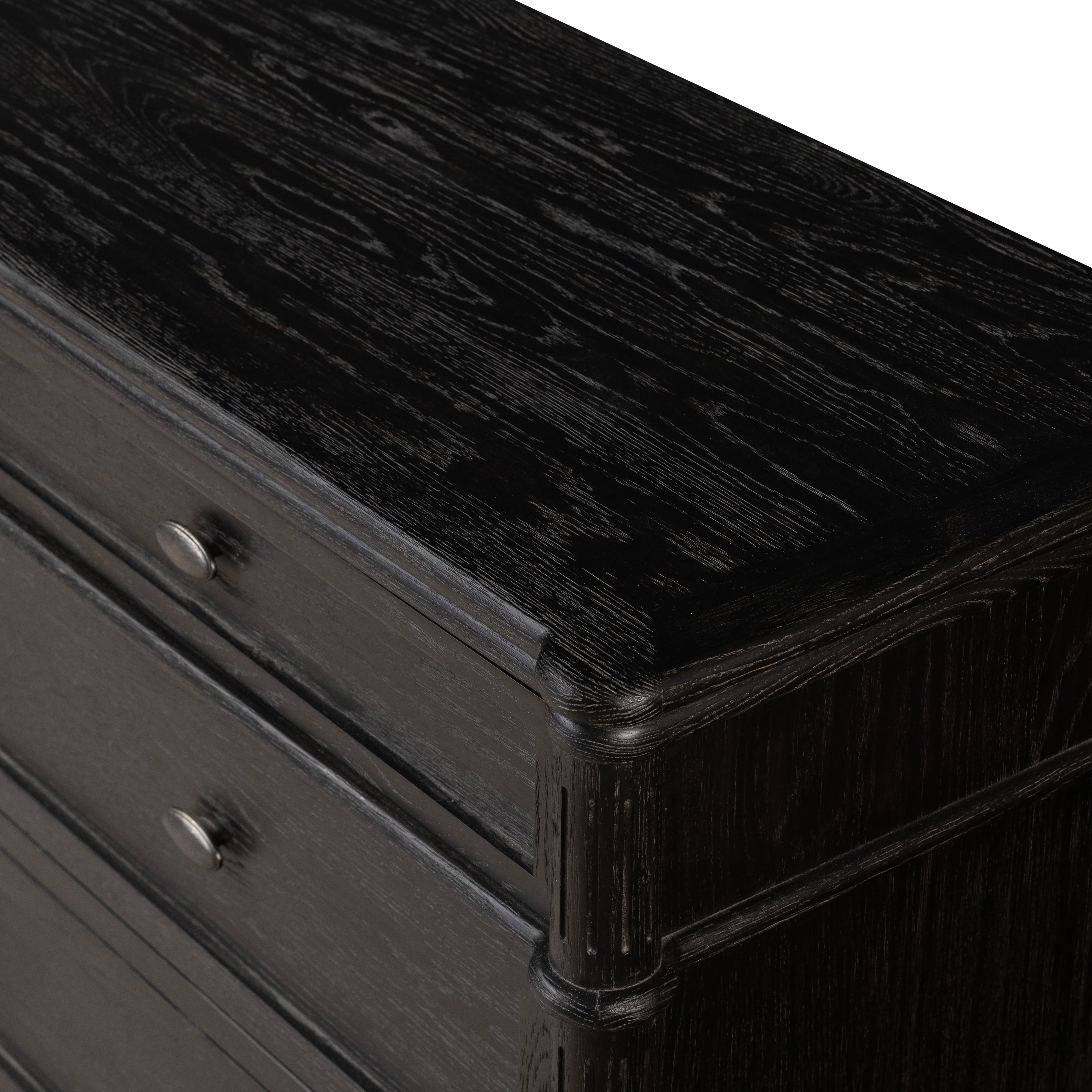 Toulouse 9 Drawer Dresser - Distressed Black - Image 7