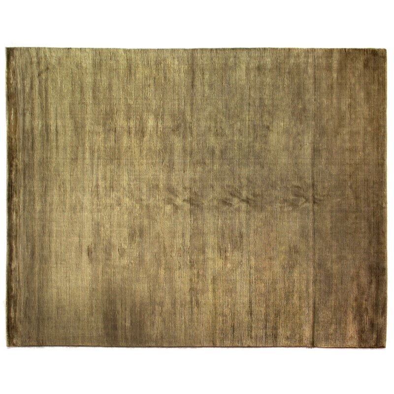 EXQUISITE RUGS Dove Hand Loomed Area Rug in Taupe - Image 0