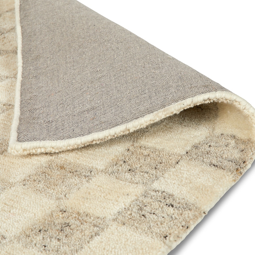 Murray 5 x 8 Wool Rug - Checkered Gray - Image 2