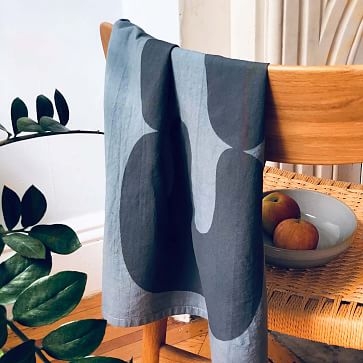 Claudia Pearson Ebb & Flow Tea Towel, Plant - Image 1