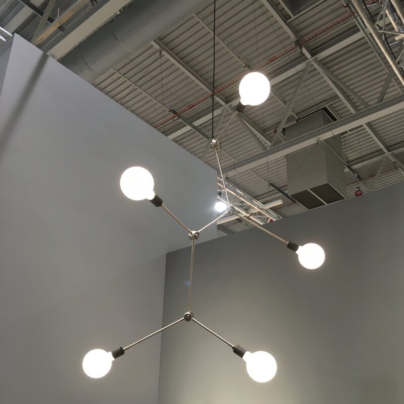 Menu Tribeca 5-Light Sputnik Modern Linear Chandelier Finish: Brass - Image 0