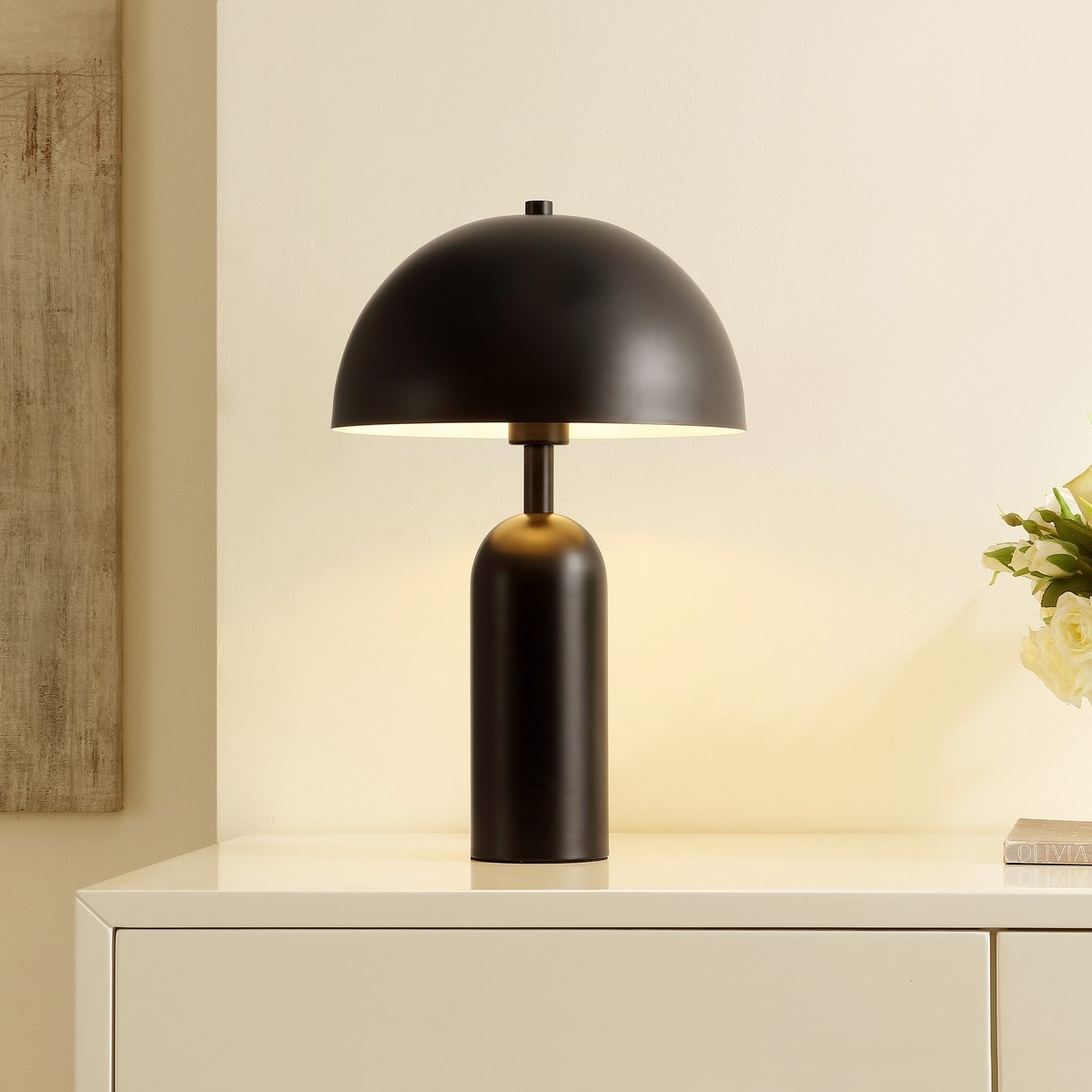 Ryler 19 Inch Table Lamp - Black - Image 2