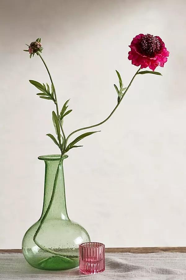 Faux Scabiosa Flower Spray - Image 0