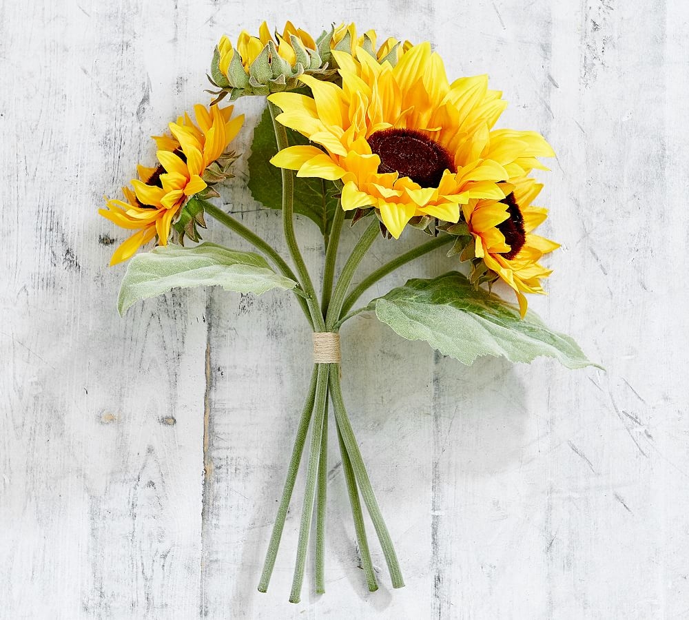 Faux Sunflower Bundle, Yellow - Image 0