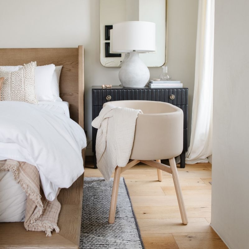 Babyletto X Gathre Capsule Tan Bassinet - Image 1